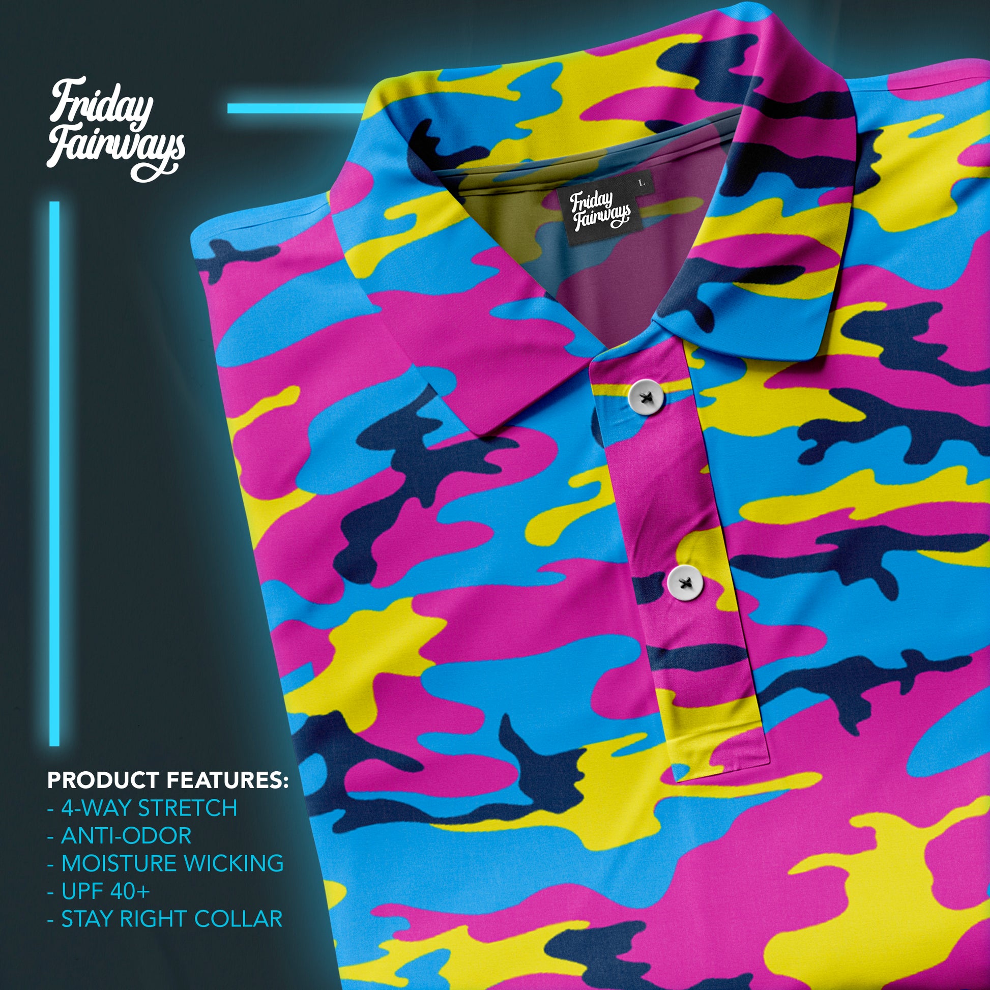 neon camo shirt